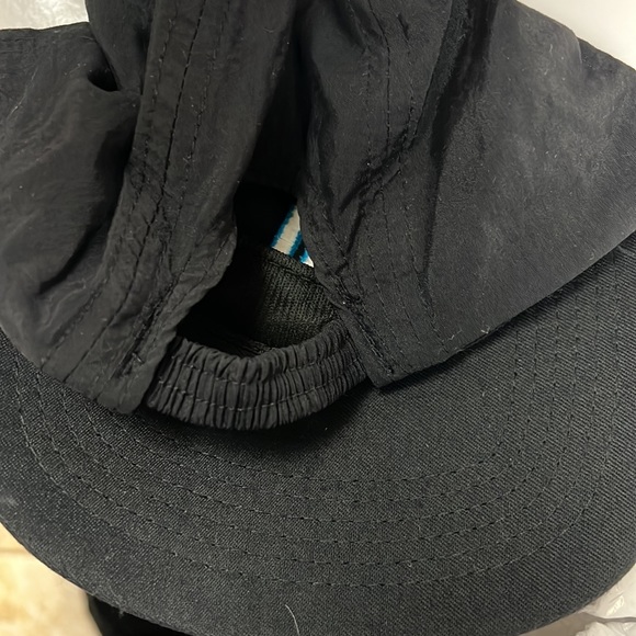 Adidas cap black, with white lettering and aqua blue stripe - Picture 3 of 3